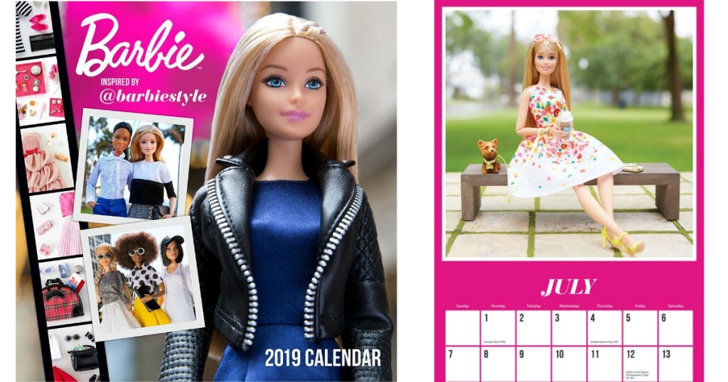Amazon Barbie 2019 Wall Calendar Just 2.55 (Regularly 15) + More