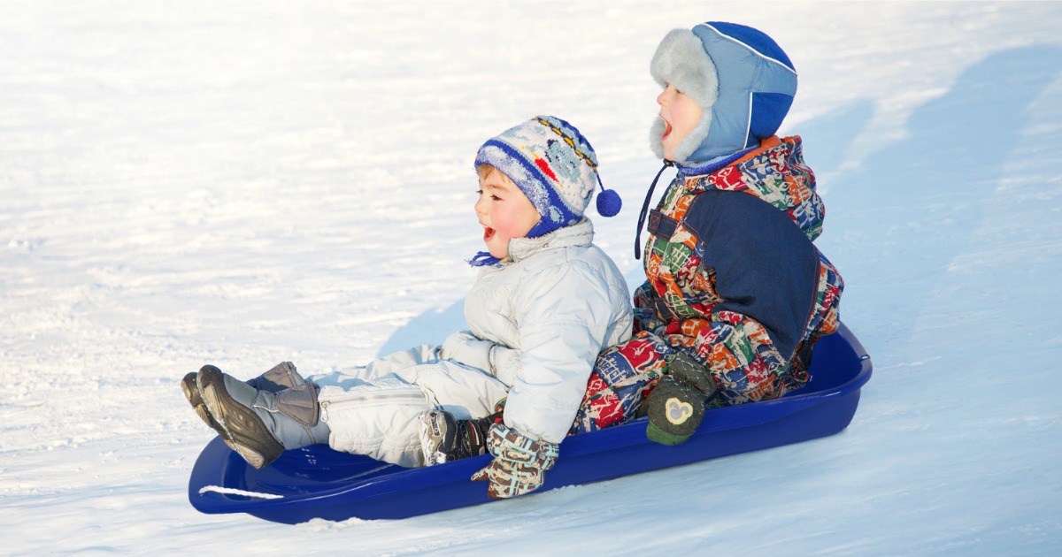 35" Toboggan Snow Sled Only 19.99 Shipped (Regularly 44) & More