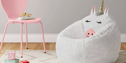 Up to 50% Off Pillowfort Kids Furniture at Target (Beanbags, Activity Tables, & More)