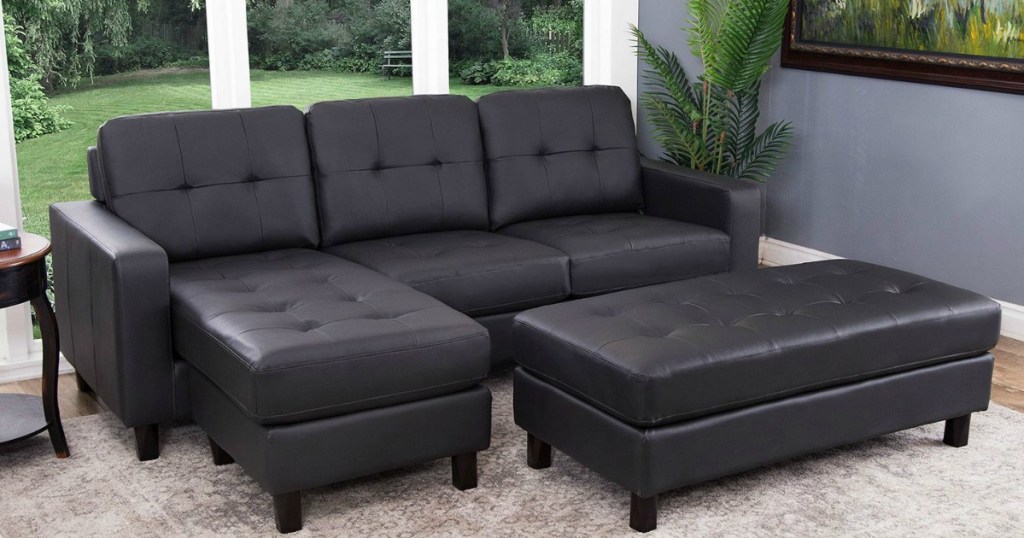 Sam S Club Claire Leather Sectional, Sam S Club Leather Sofas