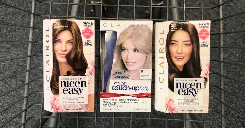 New 5/2 Clairol Coupons = Nice 'n Easy Hair Color Only 3.50 at CVS