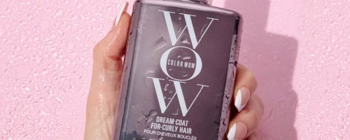 hand holding color wow dream coat