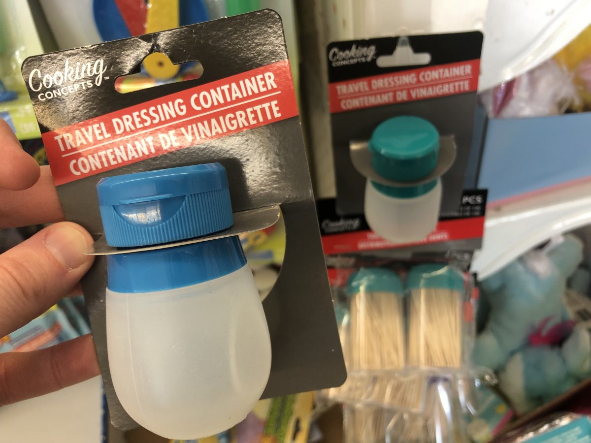 Portable silicone dressing containers at the Dollar Tree : r/1200isplenty