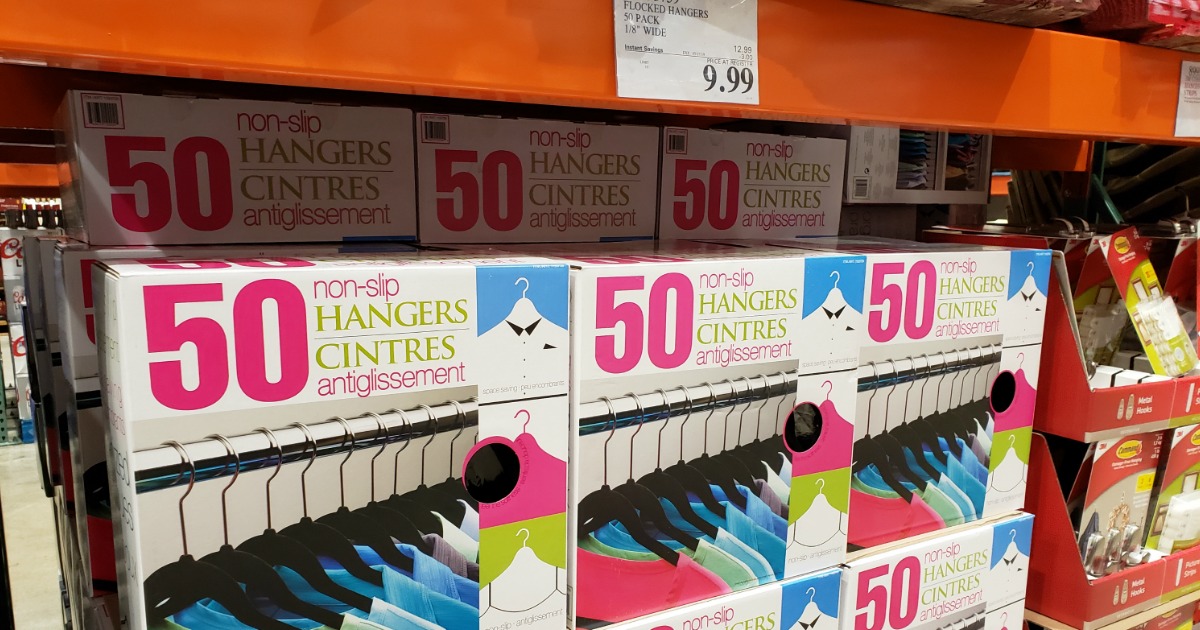 Costco Hangers, Flocked Non-Slip Velvet Hangers, 50-pack - Costco Fan