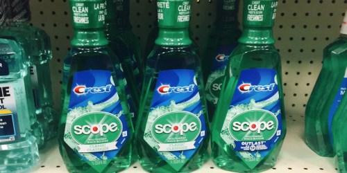 Crest Scope Mouthwash Only 79¢ After Rewards at CVS (Just Use Your Phone)