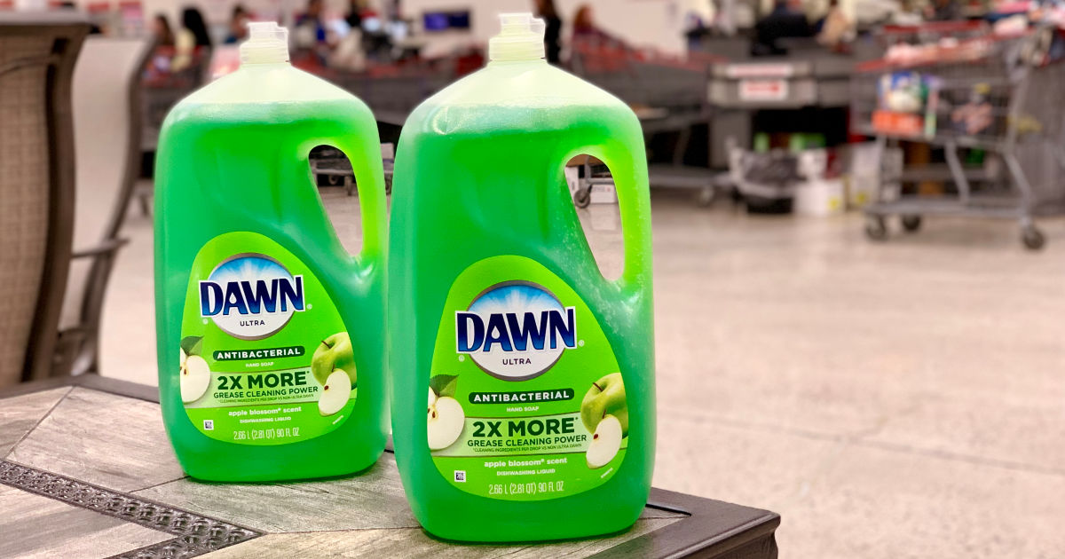 Costco Deal 90oz Dawn AntiBacterial Apple Dish Soap 6.79