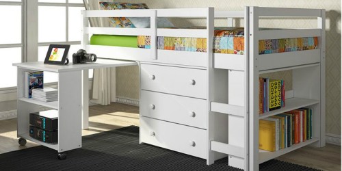 Donco Kids Loft Bed & Desk Set Only $414.94 Shipped (Regularly $898)