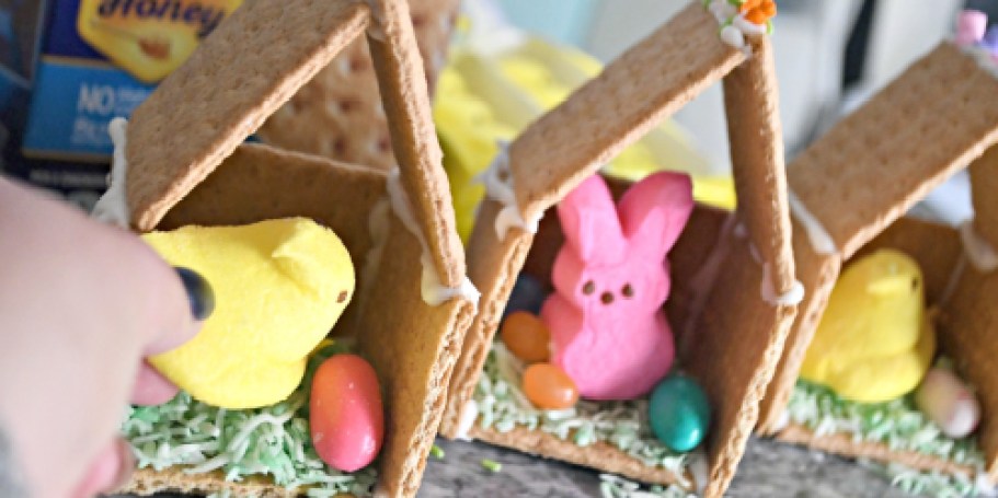 Build an Edible Easter Peep House With the Kids