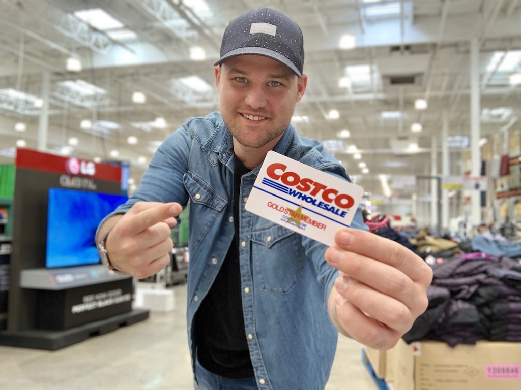 Man holding Costco card