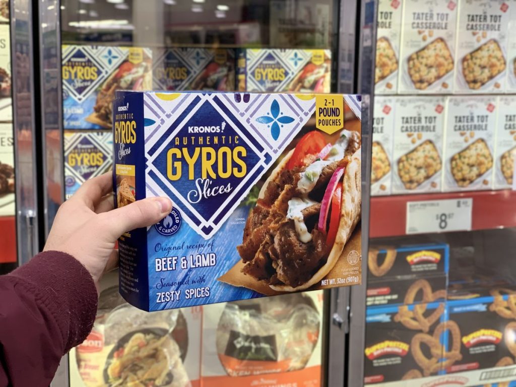 Kronos Authentic Gyros Slices 2Pound Box Only 13.98 at