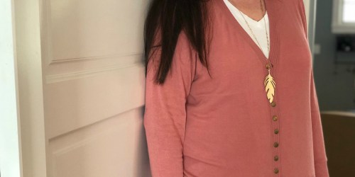 Women’s 3/4 Sleeve Snap Cardigans Just $12.99 at Zulily (Regularly $42) | Perfect for Layering