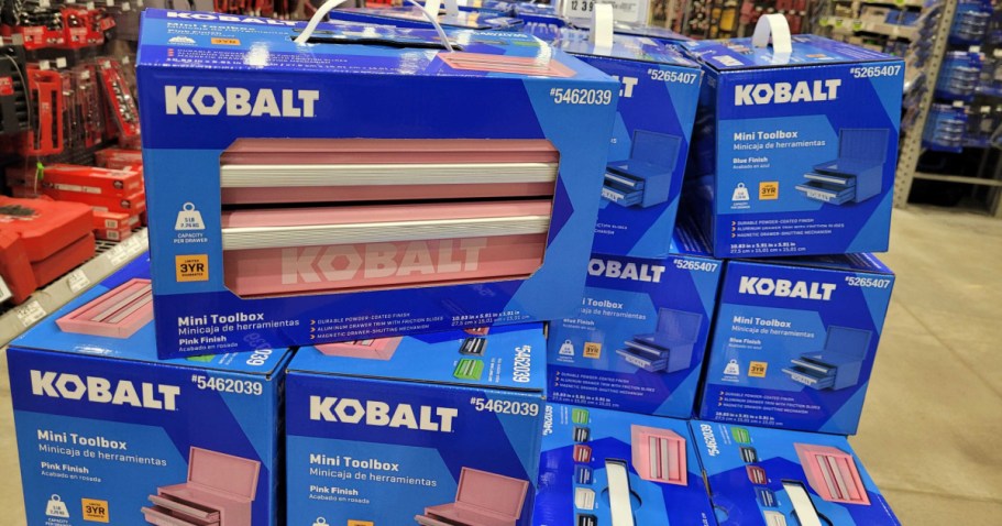 Viral Kobalt Mini Tool Boxes Only $12.98 on Lowes.com (10K Sold Last Week!)