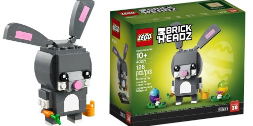 LEGO BrickHeadz Easter Bunny Kit Only $7.99 (Includes Easter Eggs, Carrot & More)
