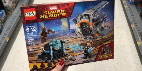 LEGO Marvel Avengers Thor’s Weapon Quest Set Only $12.99 (Regularly $20)
