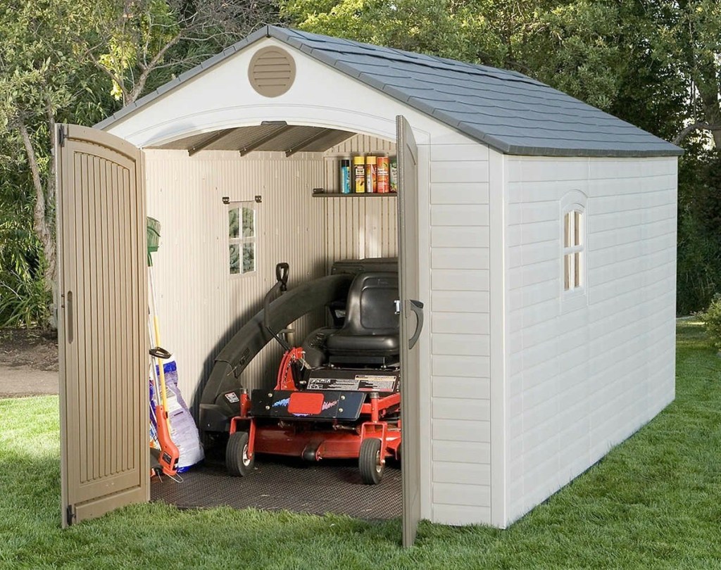 Lifetime 8 X 15 Storage Shed Just 1 299 99 Shipped Regularly 1 550
