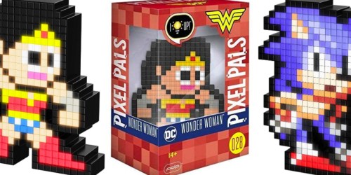 Light-Up Pixel Pals Figures Only $5.99 at GameStop (Regularly $15) – Wonder Woman, Sonic, & More