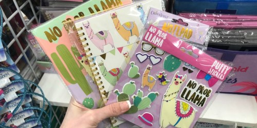 Llama Stationery Products Only $1 at Dollar Tree