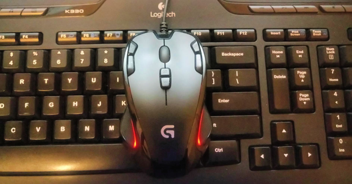 logitech setpoint mouse keyboard missing