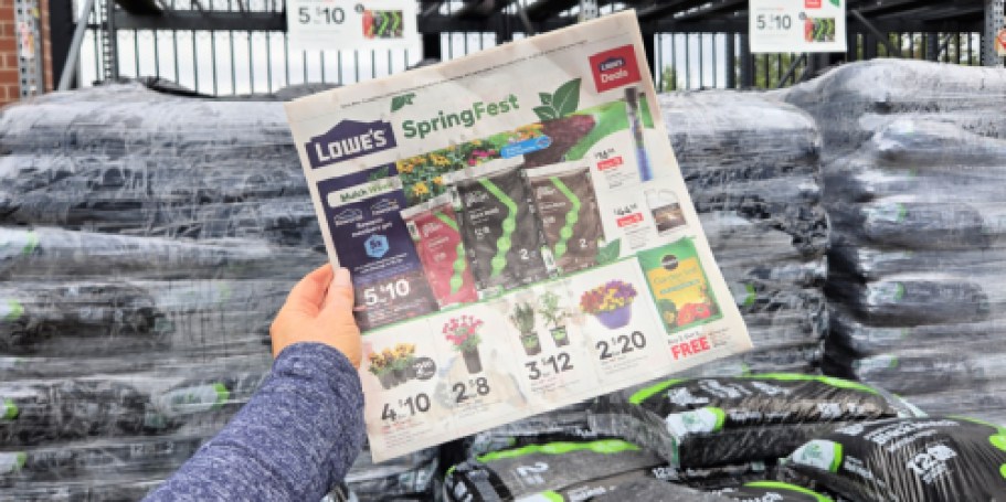 Lowe’s SpringFEST Sale Ends TONIGHT | Last Chance to Score $2 Mulch, Soil, & Annuals