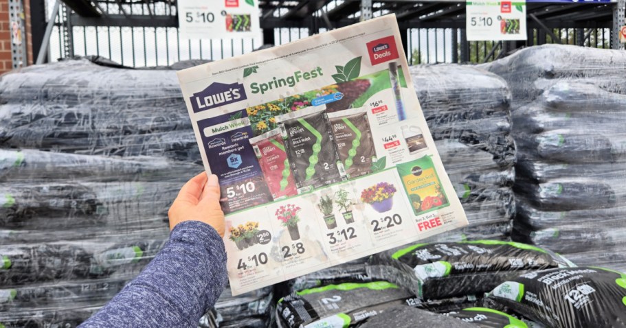 Last Day! Lowe’s SpringFEST Sale = $2 Mulch, Soil, & Annuals + So Much More!