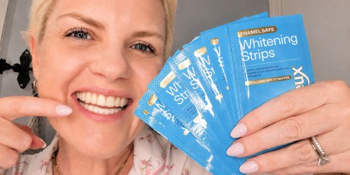 Score 50% Off Team-Fave Lumineux Teeth Whitening Strips on Amazon w/ Prime