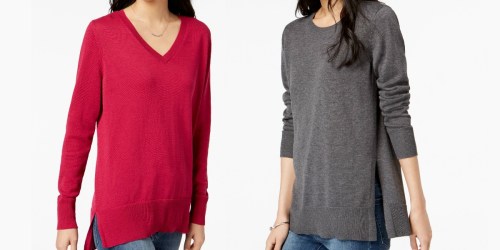 TWO Women’s Maison Jules Sweaters Only $10.39 at Macy’s (Just $5.20 Each)