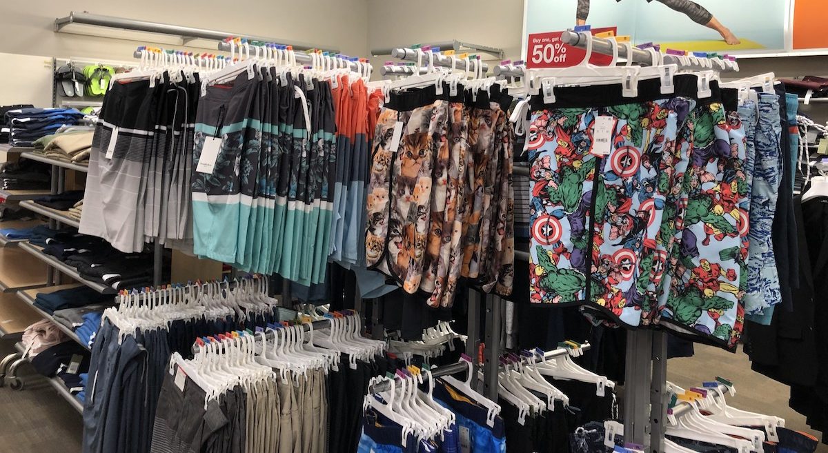 target mens swimwear