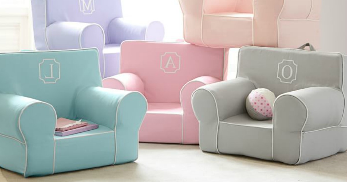 pottery barn personalized chair