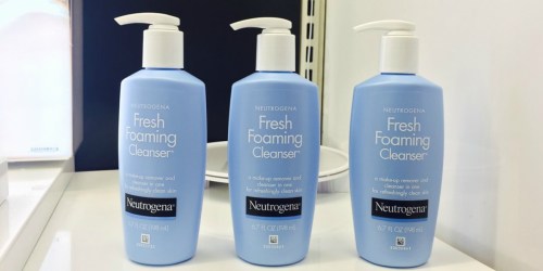 FOUR Neutrogena Fresh Foaming Cleansers Only $9.56 After Target Gift Cards