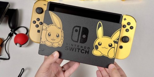 Special Edition Nintendo Switch Pikachu Eevee Edition Only $399.99 at GameStop