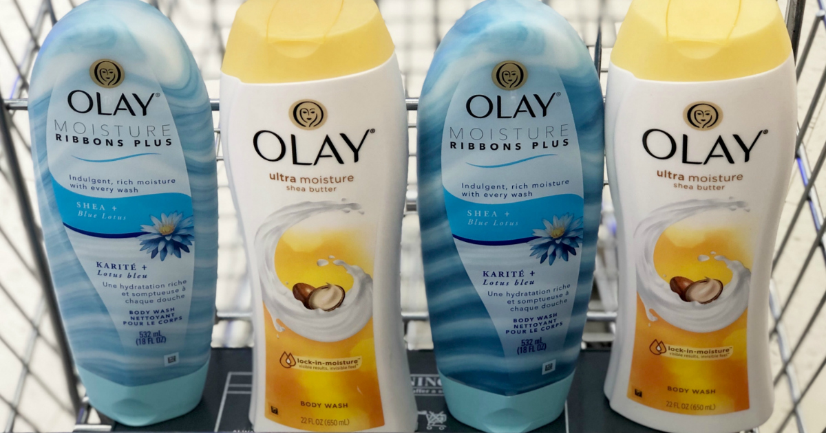 Pack of 2) Olay Rich Moisture Ribbons Plus Shea Women Body Wash ~ 18oz ~  NEW