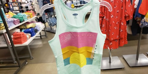 Old Navy Women’s & Girls Tanks ONLY $2 (March 22nd & 23rd)