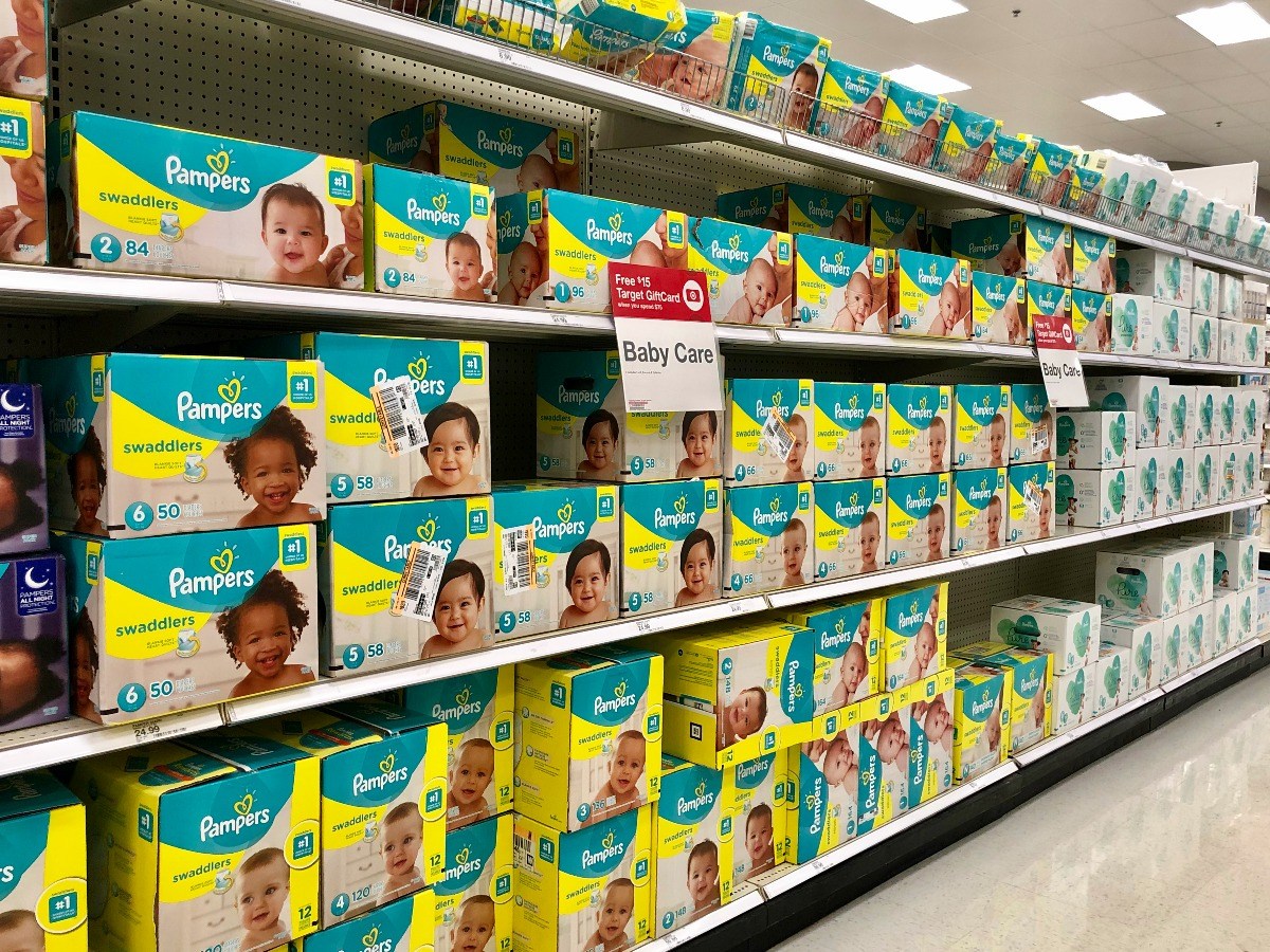 Pampers Enormous Diaper Packs from $24.99 Each After Target Gift Card