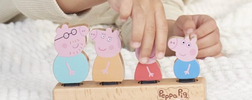 Wooden Peppa Pig set