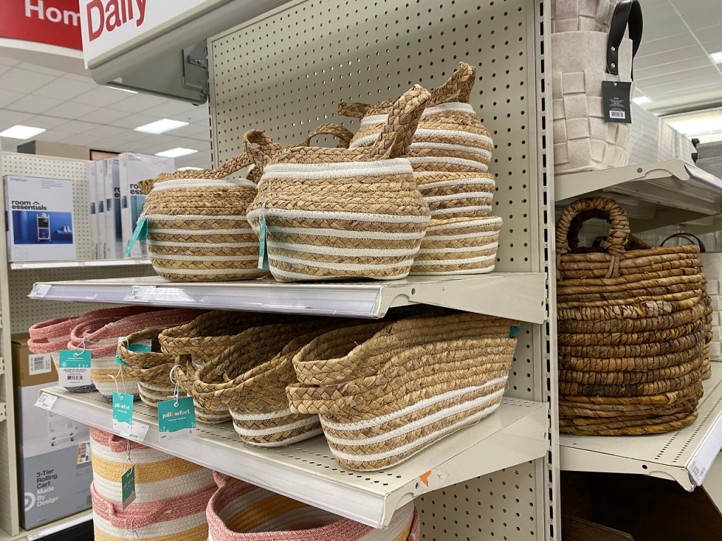 Pillowfort Striped Baskets