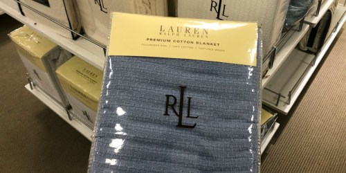 Ralph Lauren Cotton Blankets as Low as $17.99 at Macy’s (Regularly $90)