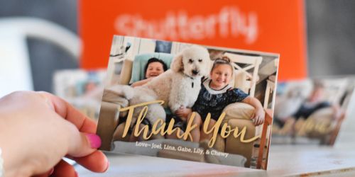12 Shutterfly Thank You Cards Only $1.99 Shipped & More