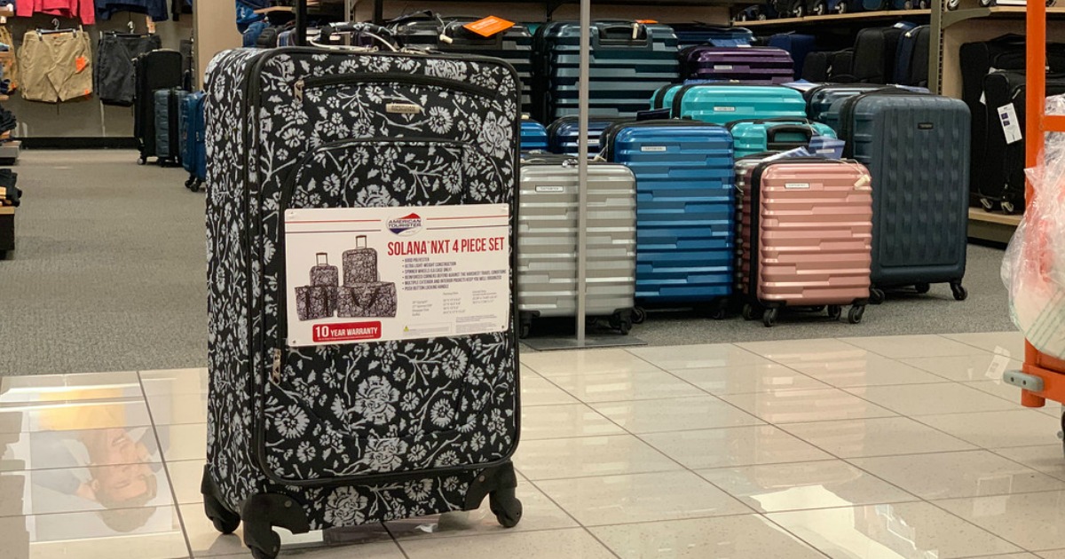 kohls luggage american tourister