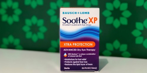 Amazon: Bausch + Lomb Soothe XP Dry Eye Drops Only $5 Shipped (Regularly $10)