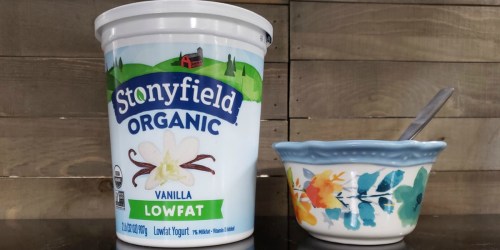 New $1/1 Stonyfield Organic Yogurt Coupon = Quart Only $1.88 After Cash Back at Walmart + More