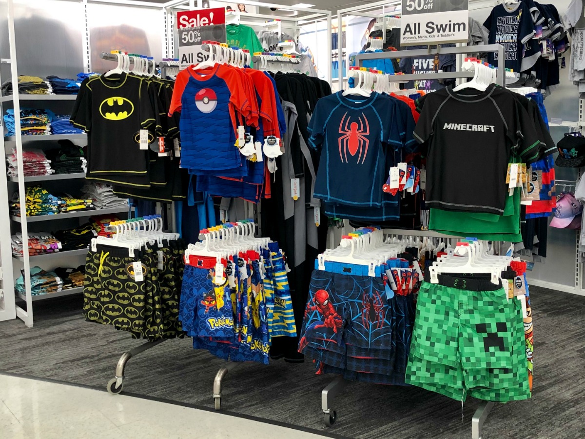 target boys swimwear