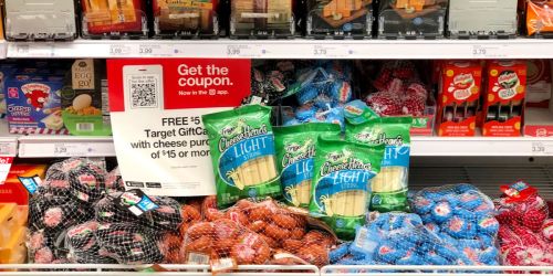 Rare FREE $5 Target Gift Card w/ $15 Cheese Purchase