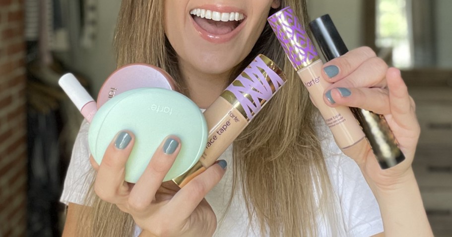 Up to 70% Off tarte Cosmetics + FREE Shipping | Concealer, Blush, Mascara & More