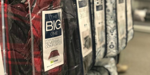 The Big One Down Alternative Reversible Comforters from $20 on Kohl’s.com (Regularly $80)