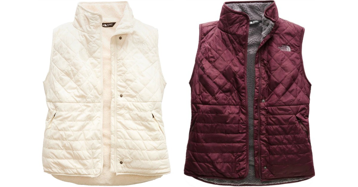 the north face women's rosie sherpa vest