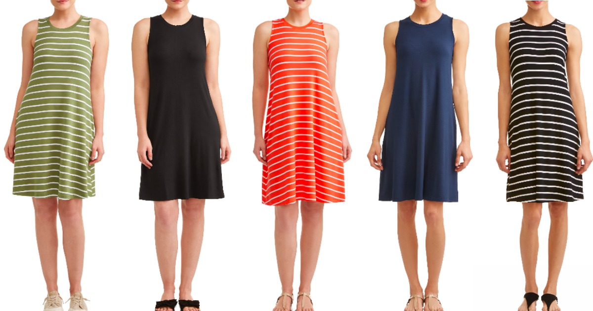 Time and Tru Women's Sleeveless Knit Dresses Only $9.96 at Walmart.com Time and Tru Women's Sleeveless Knit Dresses Only $9.96 at Walmart.com