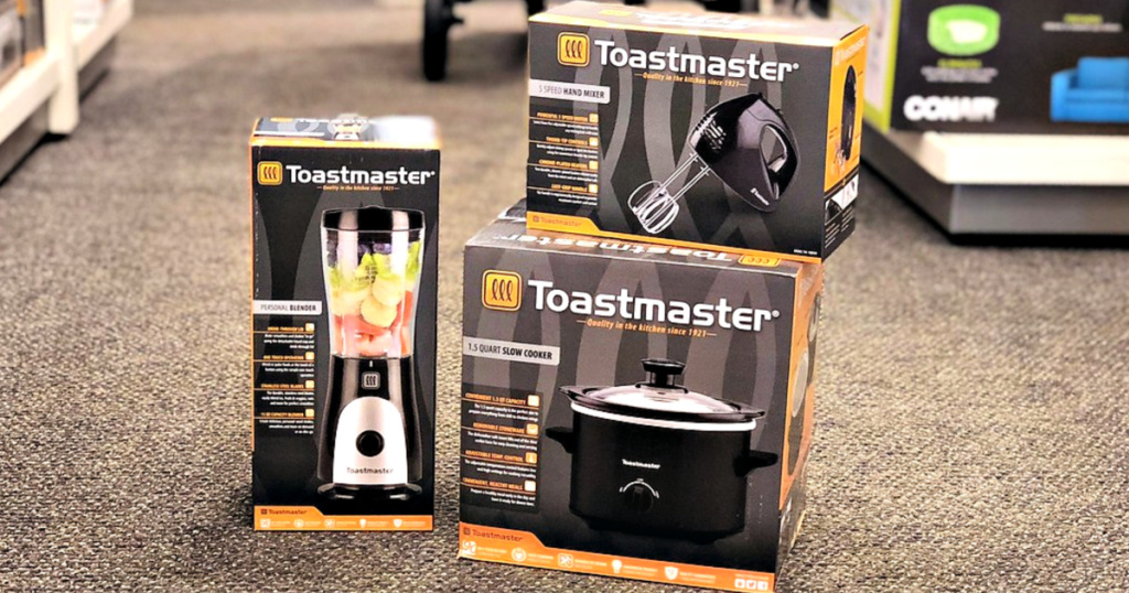 Toastmaster products on floor in store