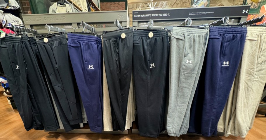 EXTRA 50% Off Under Armour Pants & Joggers + Free Shipping | Styles from $16.98 Shipped