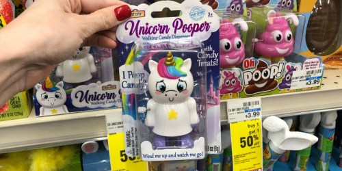 Unicorn Pooper Candy Dispenser Only $3.75 at CVS (Great for Easter Baskets)