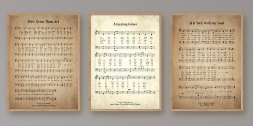 Vintage Hymn Prints as Low as $8 Shipped Each | Sizes Up to 12×18